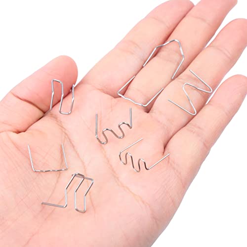 EBTOOLS 1200pcs Heiße Kunststoffreparatur mit Aufbewahrungsbox, Flache V M -Typen für Automobilschweißmaschine (1600pcs) von EBTOOLS
