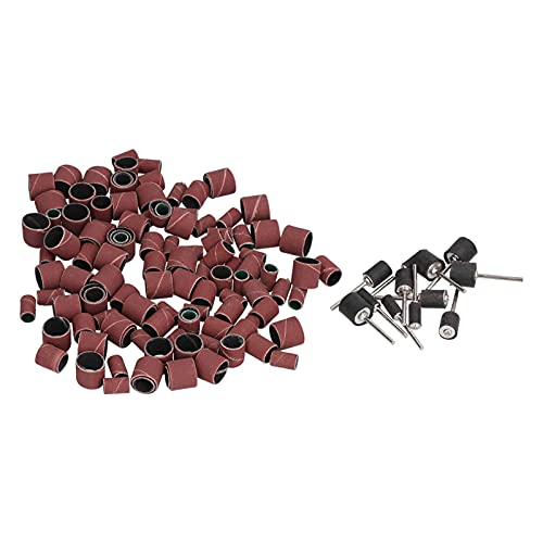 EBTOOLS 132pcs Schleiferschleiferhülsenbänder mit Dorn - 120 Körnchen für Vielseitiges Polieren und Entfernen in Holz, Metall und Mehr EBTOOLS 132pcs Schleiferschleiferhülsenbänder mit Dorn - 120 Körnchen für Vielseitiges Polieren und Entfernen in Holz, Metall und Mehr von EBTOOLS