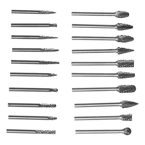 EBTOOLS 20pcs High Wolfram -Carbid -Dateien Doppelschlitz Burr Stanze Set für eine Effiziente Metallverarbeitung EBTOOLS 20pcs High Wolfram -Carbid -Dateien Doppelschlitz Burr Stanze Set für eine Effiziente Metallverarbeitung von EBTOOLS