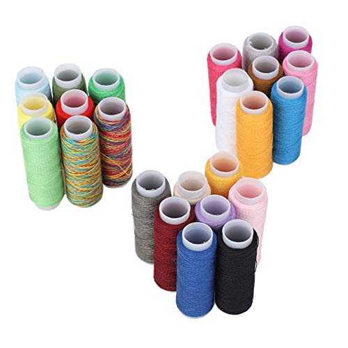 EBTOOLS 24 Farben Flach Gewachertes Fadenkabel für das Nähen, Bastelnde, Schmuckhersteller und DIY -Projekte EBTOOLS 24 Farben Flach Gewachertes Fadenkabel für das Nähen, Bastelnde, Schmuckhersteller und DIY -Projekte von EBTOOLS
