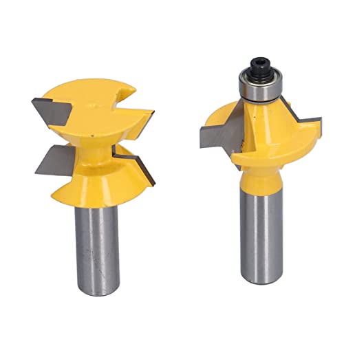 EBTOOLS 2pcs /2in Shank Router Bit 120 ° Zunge und Fräser für Holzplatte, Schrank und Box - Kohlenstoffstahl -Design EBTOOLS 2pcs /2in Shank Router Bit 120 ° Zunge und Fräser für Holzplatte, Schrank und Box - Kohlenstoffstahl -Design von EBTOOLS
