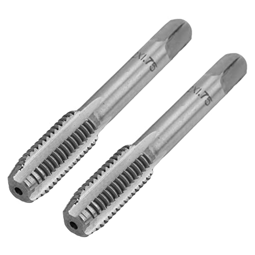 EBTOOLS 2pcs Duty Hochgeschwindigkeits -Stahlgewinde -Tippset M14X2.0 Gerade Flötenwerkzeug für Metall und Stahl (M12*1.75) von EBTOOLS