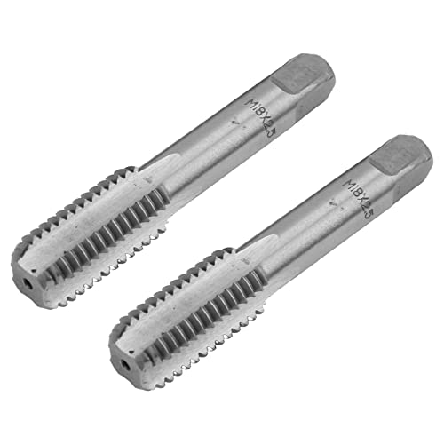 EBTOOLS 2pcs Duty Hochgeschwindigkeits -Stahlgewinde -Tippset M14X2.0 Gerade Flötenwerkzeug für Metall und Stahl (M18*2,5) von EBTOOLS