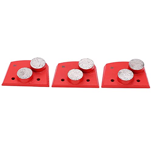 EBTOOLS 3pcs Hochleistungs-Schleifpads Rotes Trapez 30# Grit 2 Zylindrische Zähne für Ein Effizientes Betonpolieren EBTOOLS 3pcs Hochleistungs-Schleifpads Rotes Trapez 30# Grit 2 Zylindrische Zähne für Ein Effizientes Betonpolieren von EBTOOLS