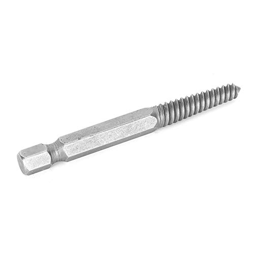 EBTOOLS 5 Pcs Hochgeschwindigkeitsstahlschraubenextraktor-Set für Zerbrochene Beschädigte Studententferner mit Sechseckiger Griff von EBTOOLS
