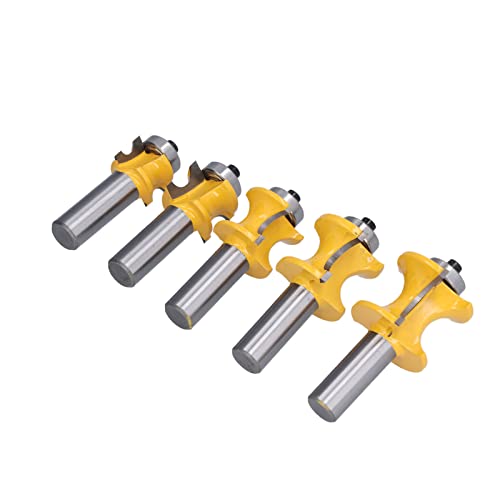 EBTOOLS 5pcs /2in Shank Router Bit für CNC -Gravur, Halb Runde Holzfräsen für Verschiedene Materialien EBTOOLS 5pcs /2in Shank Router Bit für CNC -Gravur, Halb Runde Holzfräsen für Verschiedene Materialien von EBTOOLS