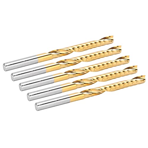 EBTOOLS 5pcs Hochgeschwindigkeits-Stahl-Spiralendmühlen 4-mm-Einzelflöte mit Beschichtung für Nichteisenmetalle EBTOOLS 5pcs Hochgeschwindigkeits-Stahl-Spiralendmühlen 4-mm-Einzelflöte mit Beschichtung für Nichteisenmetalle von EBTOOLS