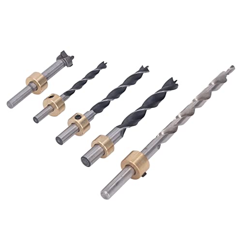 EBTOOLS 5pcs Taschenlochbohrer -Bit -Set Hochgeschwindigkeits Holzwerkzeugwerkzeugkit mit 3 Punkten Zum Bohren EBTOOLS 5pcs Taschenlochbohrer -Bit -Set Hochgeschwindigkeits Holzwerkzeugwerkzeugkit mit 3 Punkten Zum Bohren von EBTOOLS