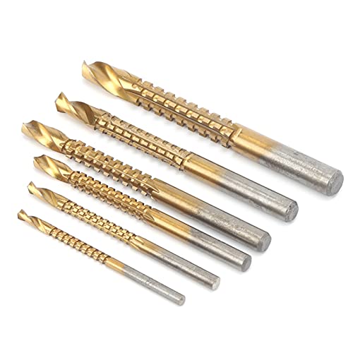 EBTOOLS 6PCS X -förmige Sägezahnbohrbits - Professionelles Handwerkswerkzeug für das Elektroholz für Präzises Loch von EBTOOLS