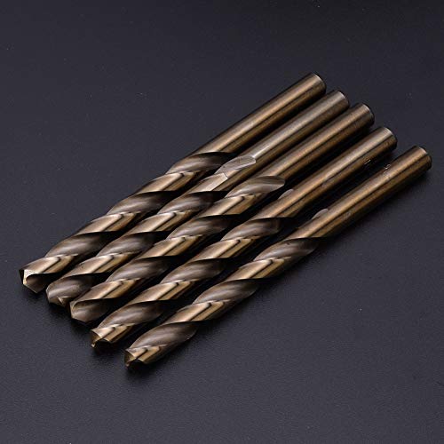 EBTOOLS Box Hochgeschwindigkeitsstahlbohrer 5pcs für Elektrobohrer - für Metall, Holz, Acryl und Mehr (9,0 5 Stück pro Box/Vollmühle 4341 (insgesamt 1) von EBTOOLS