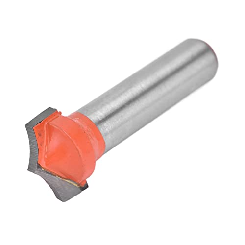 EBTOOLS CNC -Router -Bits mit Wolframkarbid, 45 Stahlkörper, PTFE beschichtet, 8 Mm Rund Schaft, Vielseitiges Schneidwerkzeug für Holzbearbeitung (14mm) von EBTOOLS