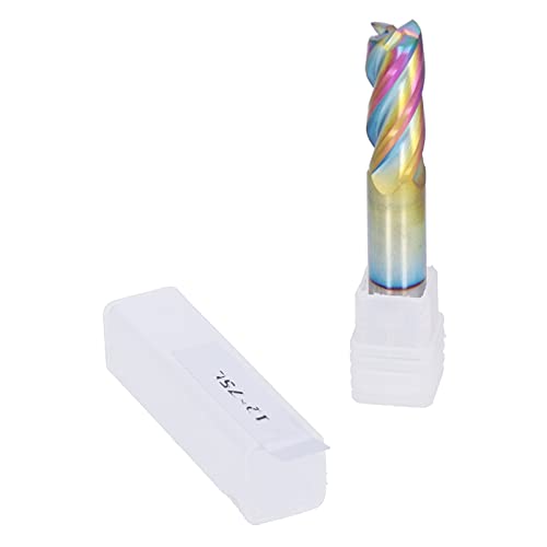 EBTOOLS Professionelle Wolfram -Stahl -CNC Fräser Router Router Bits für die Metallverarbeitung mit Einem Durchmesser von 12 Mm mit Einer Länge von X 75 Mm von EBTOOLS