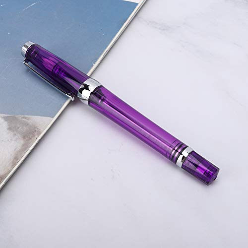 EBTOOLS Transparenter Füllfederhalter mit Großer Kapazität für das Schreiben von Unternehmen - 0,5 Mm NIB, Ideal für Büro- und Schulmaterialien (#3) von EBTOOLS