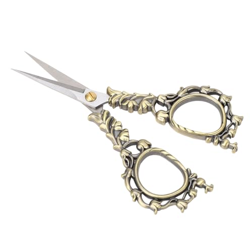 EBTOOLS Vintage European Design Nähen Stickereien für Stoffweben, Nähen und Schneiden in Bronze (Bronze) von EBTOOLS