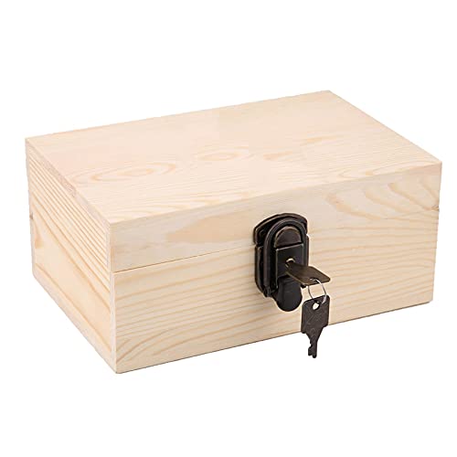 EBTOOLS Vintage Holzspeicherbox mit Wunderschönem Druck - für Wohnkultur-, Organisations- und Fotografie Requisiten (Blockholzfarbene Fleischbällchen) von EBTOOLS