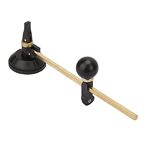 Glas Ter 6-Rad Kreisförmiger Ting-Ter mit Saugnapfbecher für Kreise (40cm Durchmesser) von EBTOOLS