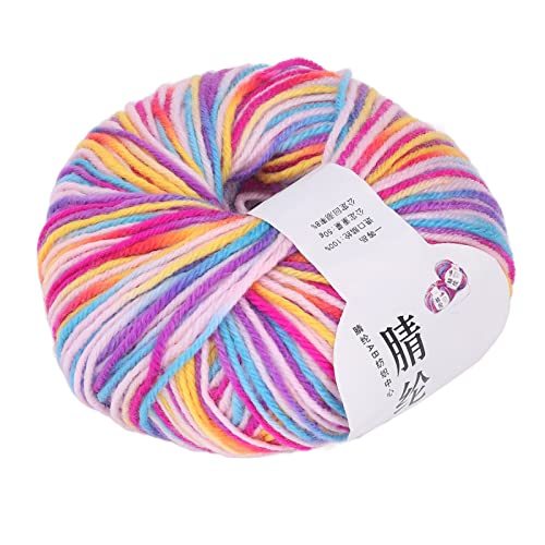 Gradient Multi-Color Acrylgarn Zum Häkeln und Stricken-weich, Atmungsaktiv und Garn für Pullover, Hüte, Puppen 【-】 Gradient Multi-Color Acrylgarn Zum Häkeln und Stricken-weich, Atmungsaktiv und Garn für Pullover, Hüte, Puppen 【-】 von EBTOOLS
