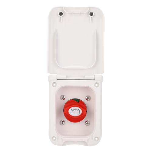 RV Power Outlet Box 200A mit Trennschalter, 2 M10 -Klemmen, Sichere Abdeckung für Campervan und Anhänger von EBTOOLS