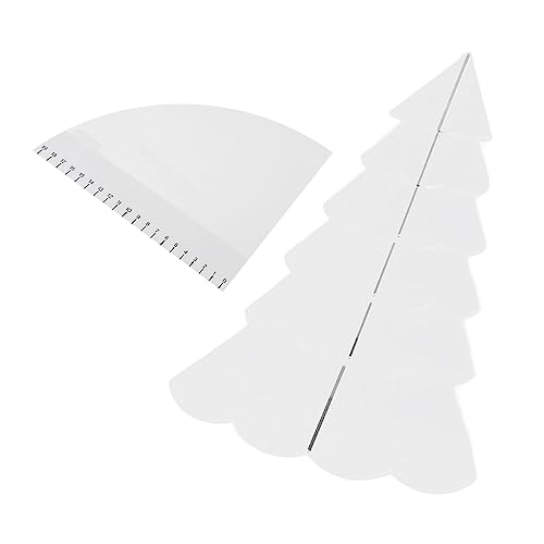 Weihnachtsbaum -Quilt -Set Transparenter Ylic DIY -Mustervorlagen Lineal -Werkzeug für Schalenmatten und Mehr (Groß für <50 kg Hund 200x130x65 mm) von EBTOOLS