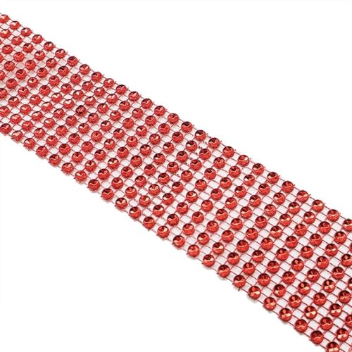 Kunstkristall Strassstein Diamond Mesh Wrap Ribbon Roll Multicolor 2/5 Yards(P05,5yards) von EBZFASO