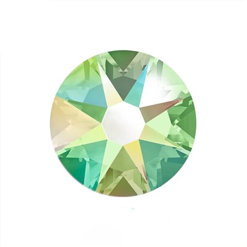 Kunstkristall Strassstein Hot fix Rhinestones Multicolor SS16/SS20 Pack of 1440(Peridot AB,SS16 1440pcs) von EBZFASO