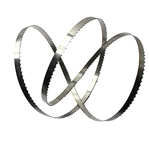 Tragbares Bandsägeblatt 3er-Pack Fleischbandsägeblätter 1650 x 16 x 0,5 mm, silber von EBZFASO