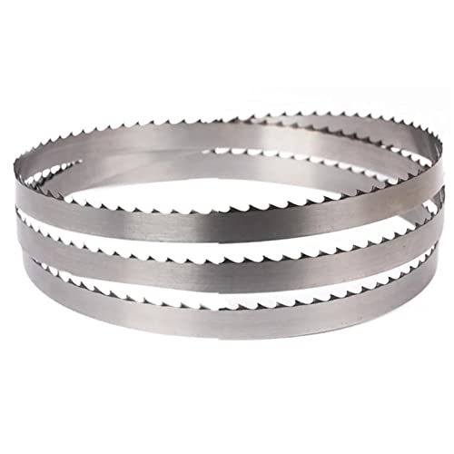 Tragbares Bandsägeblatt Bandsägeblätter for Fleisch und Knochen, 1 Stück, 19 mm, 0,55 mm, 4 Zähne, Kohlenstoffstahl, 2000–2040 mm(2000x19mm) von EBZFASO
