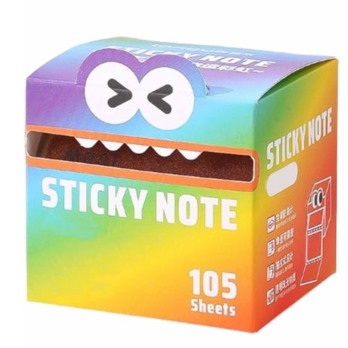 Niedliche Haftnotiz Mit Monster-Muster, Lustige Haftnotizen Mit Pastellfarbenen Tieren, Selbstklebende Notizblöcke Mit Cartoon-Motiven, Notizblöcke, Schreibwaren, Kleine Aufgabenliste(#f) von ECBLI