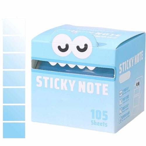 Niedliche Haftnotiz Mit Monster-Muster, Lustige Haftnotizen Mit Pastellfarbenen Tieren, Selbstklebende Notizblöcke Mit Cartoon-Motiven, Notizblöcke, Schreibwaren, Kleine Aufgabenliste(#j) von ECBLI