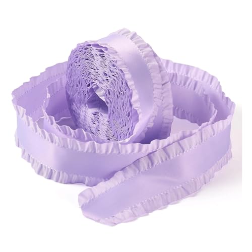 Geschenkband 9,1 m doppeltes Rüschenband, 3,8 cm, Geschenkverpackungsband, blaue Polyesterbänder für DIY-Kleid, Kopfbedeckung, Dekoration, Geschenkverpackung Geschenkband 9,1 m doppeltes Rüschenband, 3,8 cm, Geschenkverpackungsband, blaue Polyesterbänder für DIY-Kleid, Kopfbedeckung, Dekoration, Geschenkverpackung von ECFZTLAV