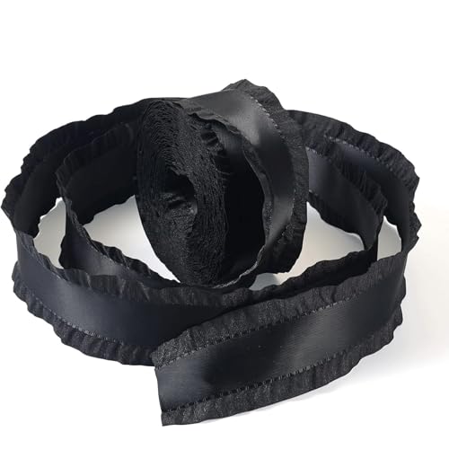 Geschenkband 9,1 m doppeltes Rüschenband, 3,8 cm, Geschenkverpackungsband, blaue Polyesterbänder für DIY-Kleid, Kopfbedeckung, Dekoration, Geschenkverpackung Geschenkband 9,1 m doppeltes Rüschenband, 3,8 cm, Geschenkverpackungsband, blaue Polyesterbänder für DIY-Kleid, Kopfbedeckung, Dekoration, Geschenkverpackung von ECFZTLAV