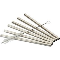 6 Echtwerk Edelstahl-Strohhalme silber 6 Echtwerk Edelstahl-Strohhalme silber von ECHTWERK