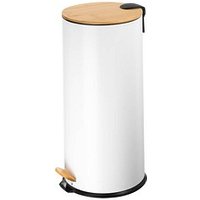 Echtwerk Tretpedal Mülleimer 30,0 l weiß, 1 St. von ECHTWERK
