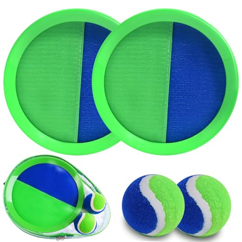 ECJWEI Klettballspiel für Kinder Klettball Strandspielzeug Strandspiele Klettspiel Wurfspiel Spielzeug Garten Outdoor Spiele ab 3 4 5 6 7 8 9 10 Jahren für Junge Mädchen Ostergeschenk ECJWEI Klettballspiel für Kinder Klettball Strandspielzeug Strandspiele Klettspiel Wurfspiel Spielzeug Garten Outdoor Spiele ab 3 4 5 6 7 8 9 10 Jahren für Junge Mädchen Ostergeschenk von ECJWEI