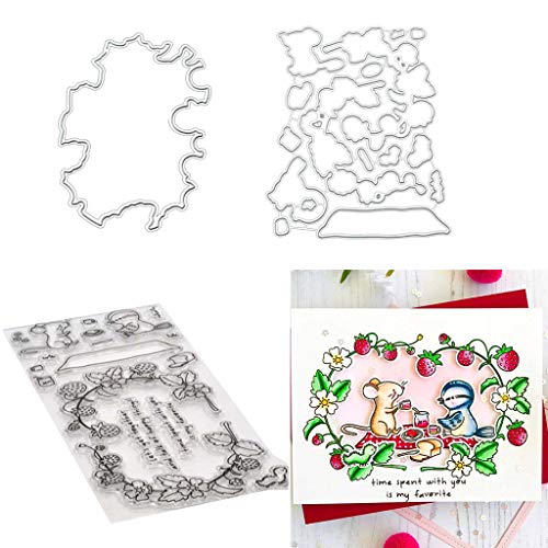 1 Satz Ratte & Vogel DIY Stanzschablonen Und Stempel Scrapbooking Stanzmaschine Schablonen Stanzformen Für Cuttle Bug Und Andere Embossing Machine von ECMQS