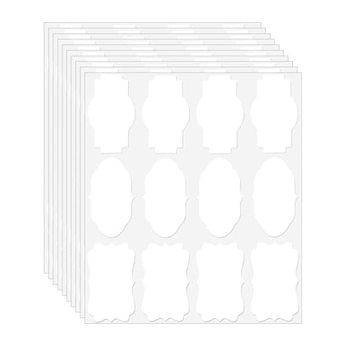 120pcs Ausgefallene Formpapier Etikett Aufkleber Selbstkleber Geschenk Note Für Ätherische Ölgläser Handwerk Und Hausgemachte Artikel von ECMQS