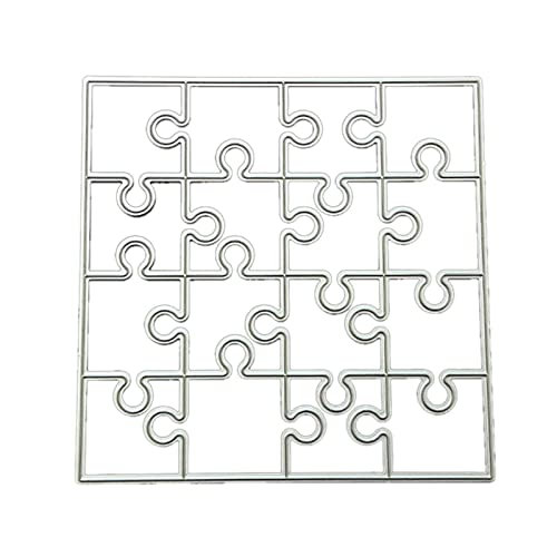 ECMQS (1) Puzzle DIY Stanzschablone, Scrapbooking Prägeschablonen Stanzformen Schablonen Für Scrapbooking – 3055 von ECMQS