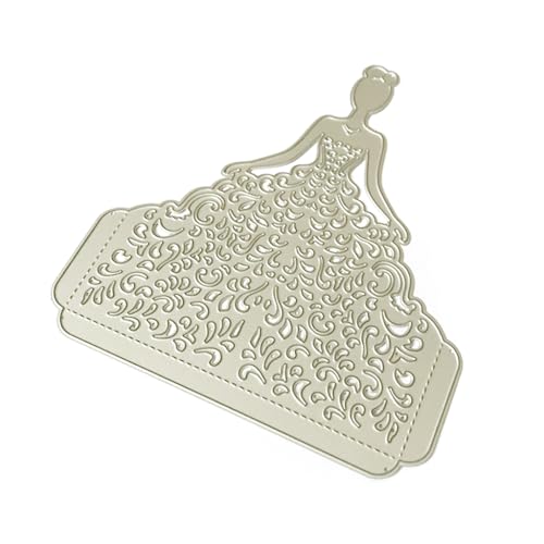 ECMQS Braut Metall Stanzformen Schablone Scrapbooking Album Stempel Papier Karte P von ECMQS