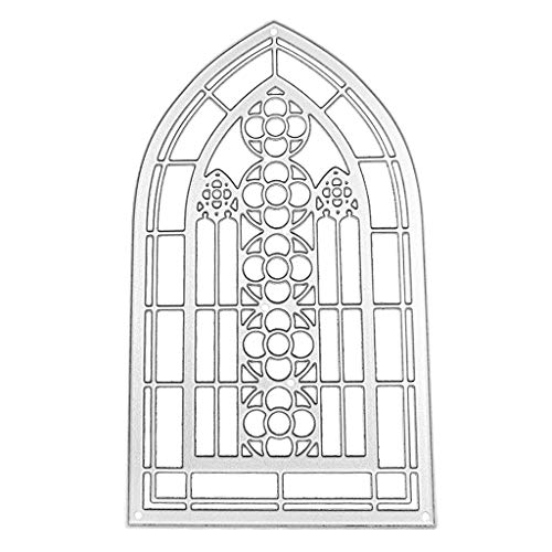 ECMQS Fenster-Metall-Stanzformen, Schablone, Scrapbooking, Album, Stempel, Papier von ECMQS