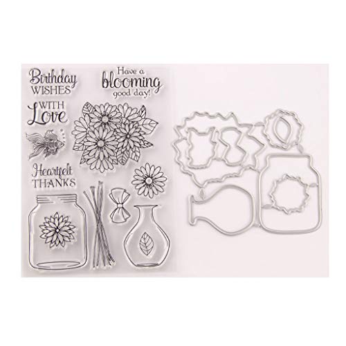 Flower Vase 1 Satz DIY Stanzschablonen Und Silikon Stempel Scrapbooking Stanzmaschine Schablonen Stanzformen Für DIY Scrapbooking Fotoalbum Dekor Karten Flower Vase 1 Satz DIY Stanzschablonen Und Silikon Stempel Scrapbooking Stanzmaschine Schablonen Stanzformen Für DIY Scrapbooking Fotoalbum Dekor Karten von ECMQS