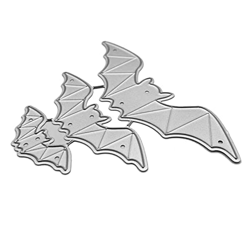 ECMQS Halloween-Drei-Fledermaus DIY Stanzschablone, Scrapbooking Prägeschablonen Stanzformen Schablonen Für Scrapbooking von ECMQS