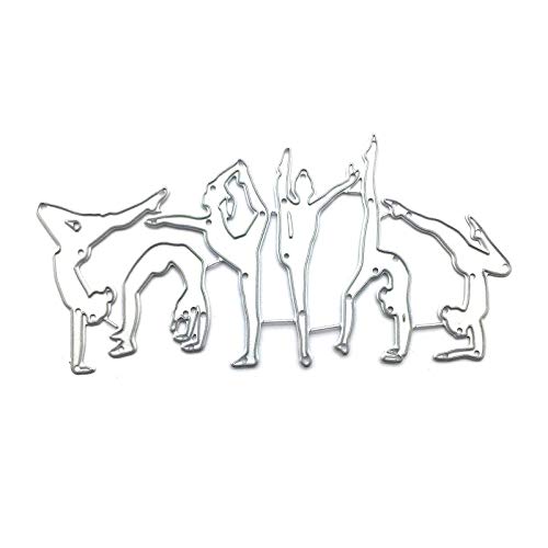 ECMQS Kampfsport Metall Stanzformen Schablone Scrapbooking Album Stempel Papier Ka von ECMQS