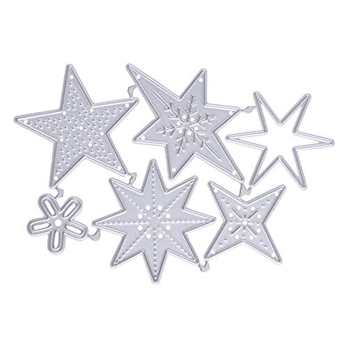 ECMQS Verschiedene Sterne Stanzmaschine Stanzschablone, Scrapbooking Prägeschablonen Stanzformen Schablonen Für Scrapbooking, Fotopapier, Karten, Handwerk Prägen DIY Herstellung Geburtstag Geschenk ECMQS Verschiedene Sterne Stanzmaschine Stanzschablone, Scrapbooking Prägeschablonen Stanzformen Schablonen Für Scrapbooking, Fotopapier, Karten, Handwerk Prägen DIY Herstellung Geburtstag Geschenk von ECMQS