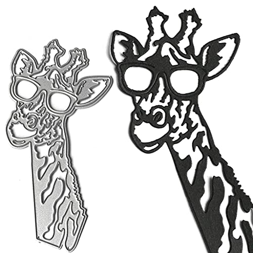 Sunglasses Giraffe Style Frame Stanzschablone, Scrapbooking Prägeschablonen Stanzformen Schablonen Für Scrapbooking, Fotopapier, Karten, Handwerk Prägen DIY Herstellung von ECMQS