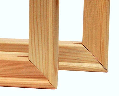 ECO Keilrahmenleisten Set zum Selbstbau DIY Keilrahmen Bausatz 60 x 60 cm von ECO