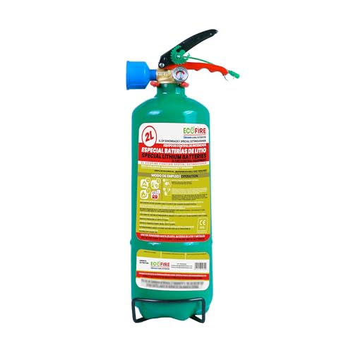 ECOFIRE Fighting Feuerlöscher für ABFL-Brände, 2 Liter, löscht Lithiumbatterien, umweltfreundlich, biologisch ECOFIRE Fighting Feuerlöscher für ABFL-Brände, 2 Liter, löscht Lithiumbatterien, umweltfreundlich, biologisch von ECOFIRE Fighting