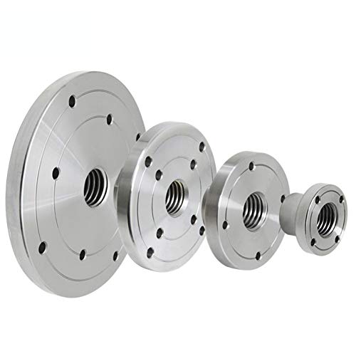 ECOLFE Drechselfutter, 2'' 3'' 4'' 6'' Planscheibe for Holzdrehbank, for M33 x 3,5 Gewindebohrfutter-Planscheibe for Holzbearbeitungsmaschinen(75mm M33x3.5 50mm M18x2.5) von ECOLFE