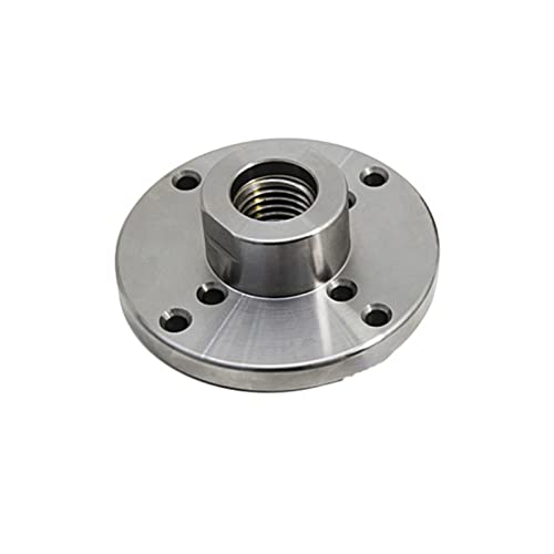 ECOLFE Drechselfutter, Drehbank-Spannfutter for Holzbearbeitung, Planscheibe for Holzdrehbank, Flanschplatte, 1 x 8TPI, 4 Zoll, von ECOLFE