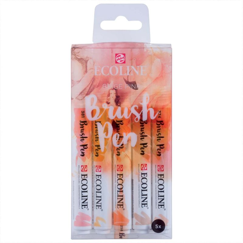 Brush Pen Set 5 Stück Brush Pen Set 5 Stück von ECOLINE