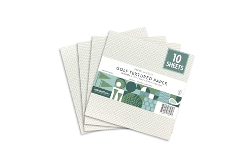 Ecological Fibers Premium Kraft Golf Strukturiertes Papier, 30,5 x 30,5 cm, 288 g/m², 10 Stück von ECOLOGICAL FIBERS, INC.